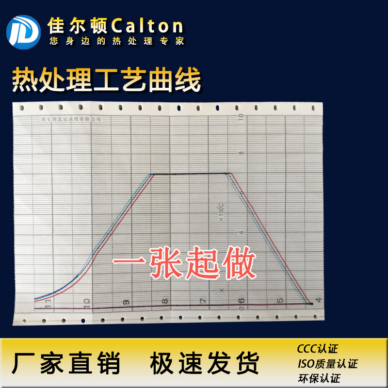 Heat treatment process curve diagram Dahua Chino recorder weld seam heat treatment special curve record printing