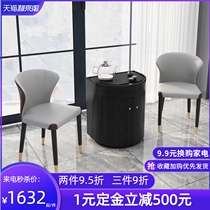 Tea table and chair combination Tea table Tea set All-in-one tea table Small household small tea table wall semicircular tea table
