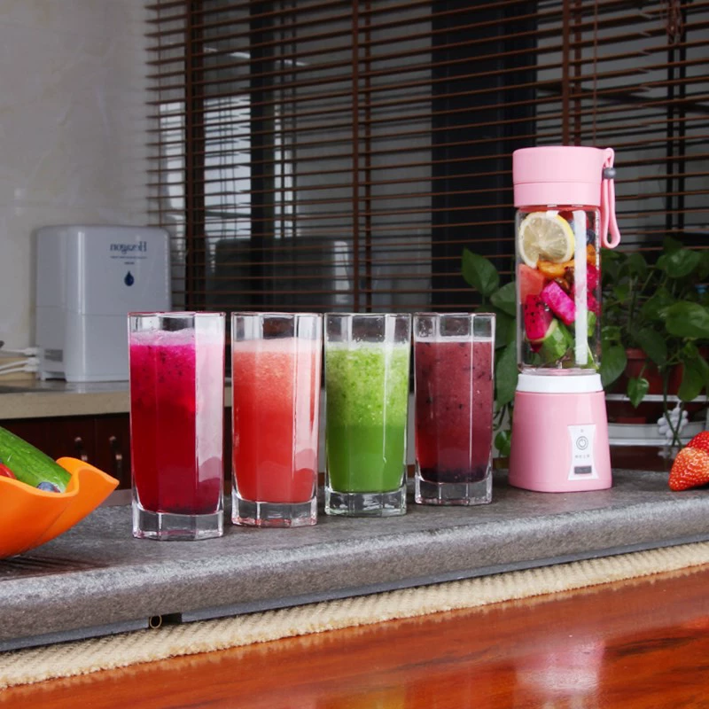 Nhật Bản mua trái cây hỗn hợp máy ép trái cây cốc mini mini sinh viên cầm tay máy ép trái cây tự động - Máy ép trái cây
