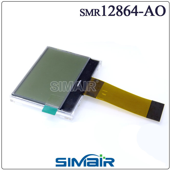 12864AO small size LCD screen 3 3v COG12864 display 12864 white screen with backlight industry