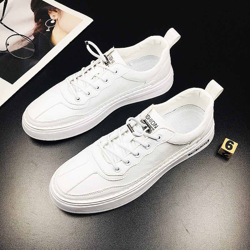 White slap shoes men and new men's shoes in spring 2021 do not wear casual sports small white shoes men