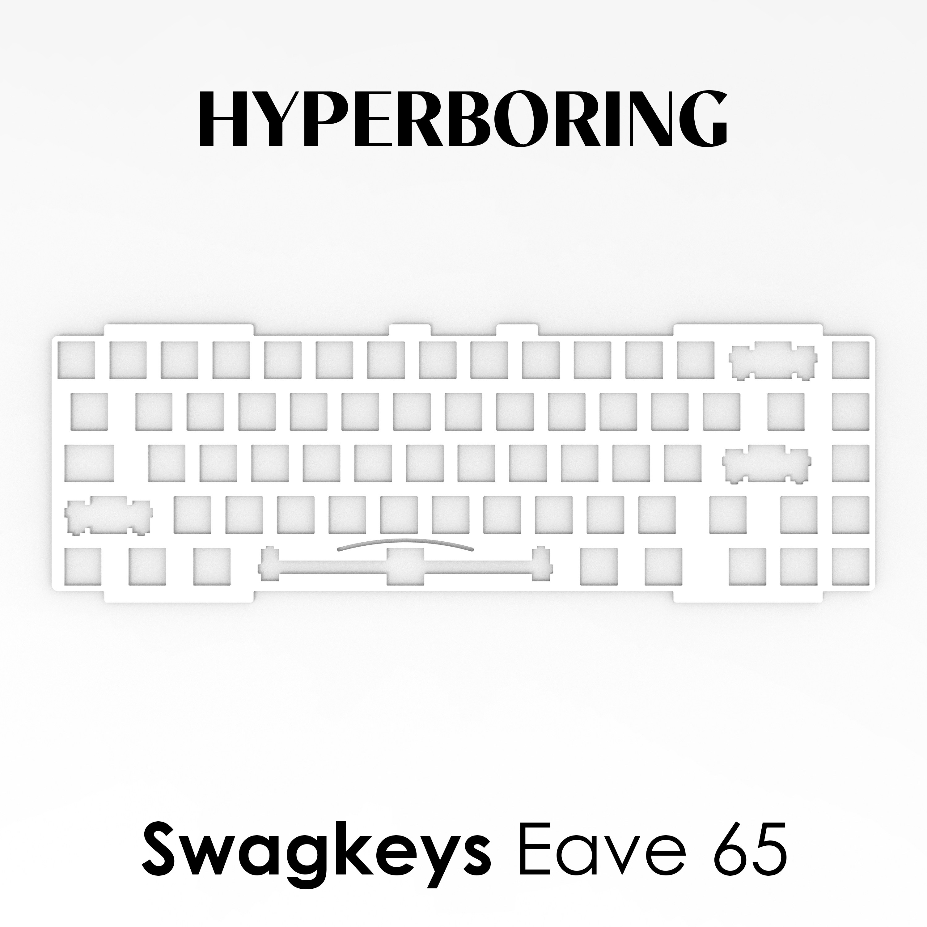 Swagkeys eave65 custom mechanical keyboard accessories: aluminum carbon ...