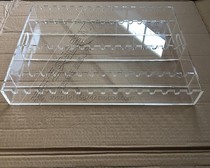 Chromatographic column rack acrylic chromatographic column flat rack pipette scale pipette flat rack chromatographic column rack