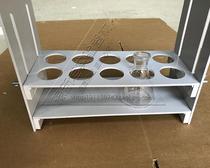 Acid and alkali resistant plastic positive release triangular flask holder 6 holes 10 holes 100ml250ml500ml laboratory conical flask holder