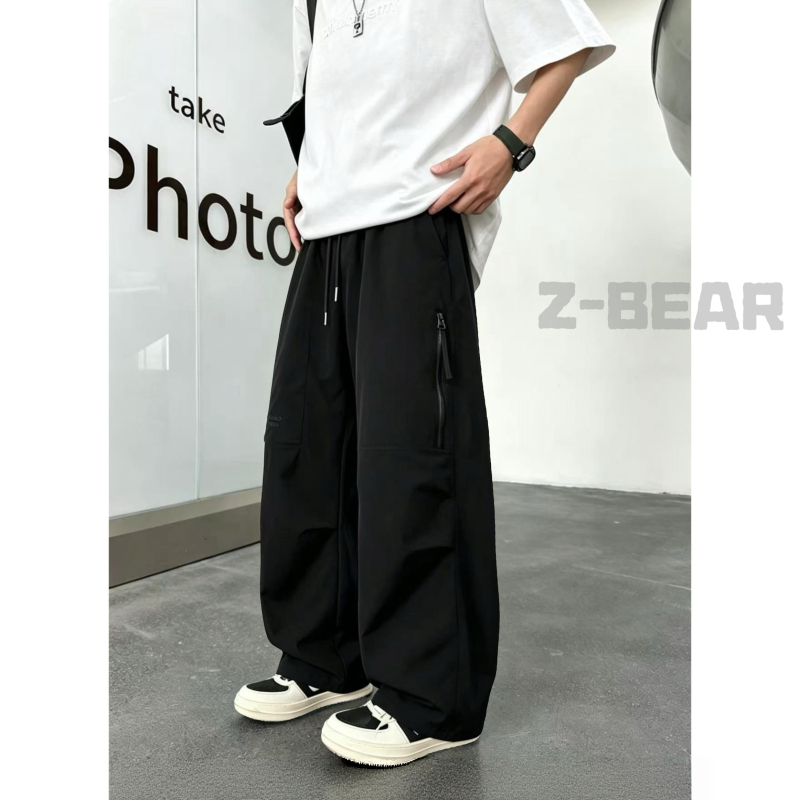 【Z-Bear】Xym Xiyingmen Youth Small Zipper Summer Ultra-Thin Ice-Feel Long Pants