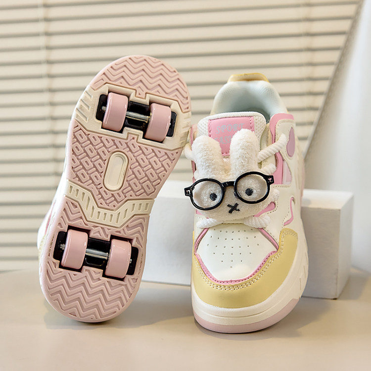 Four-Wheel Roller Shoes for Girls 2026 New Model Children's Detachable Roller Skating Sports Shoes Princess Girls Roller Shoes — 8