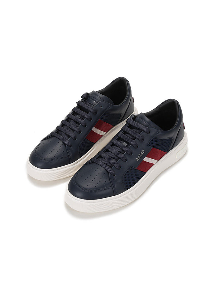 Bally Men's Lift Series Mesh Striped Thick-Soled Casual Sneakers Melys t