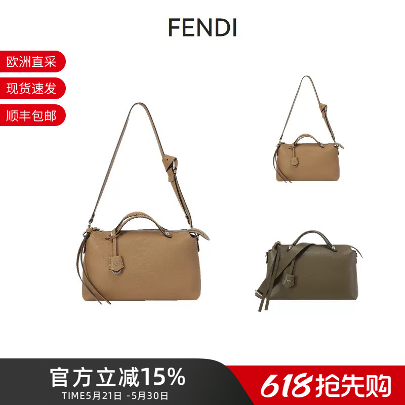 Fendi Fendi Women's by the Way Series Large Leather Handbag Shoulder Crossbody Bag 8Bl156 Asu2 Fendi Fendi Women's by the Way Series Large Leather Handbag Shoulder Crossbody Bag 8Bl156 Asu2