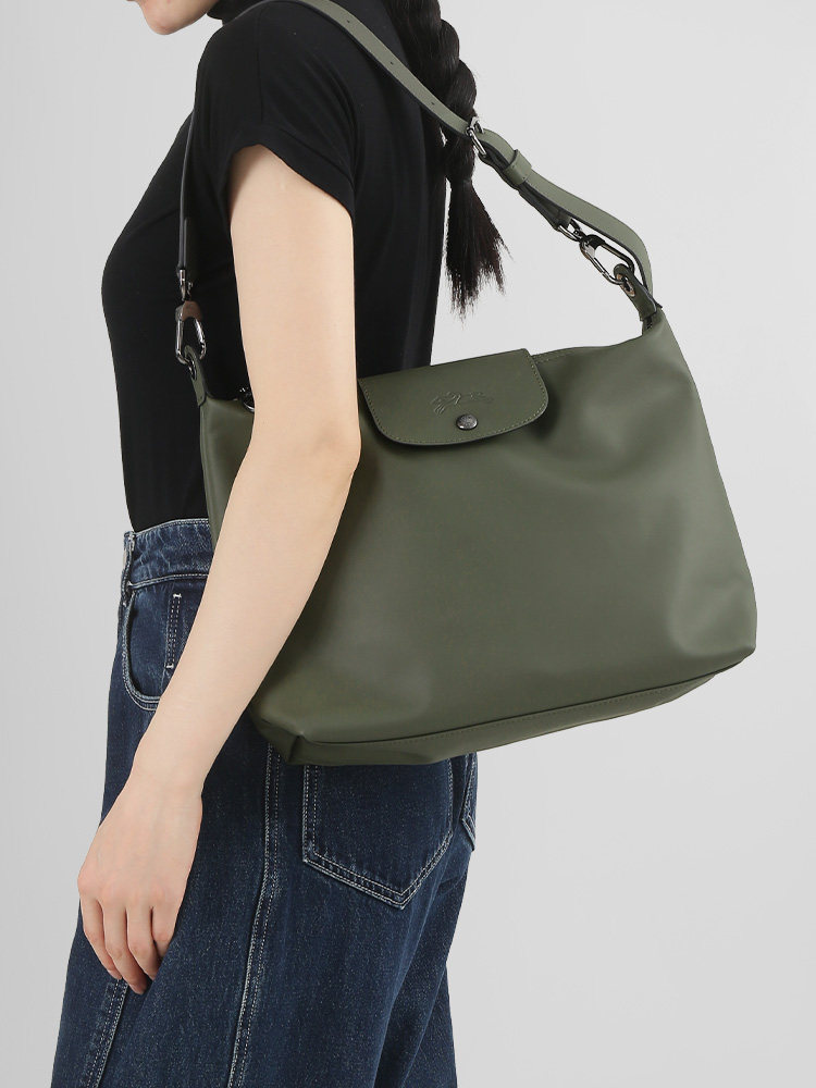 Longchamp Women's Large Underarm Hobo Bag Handbag Shoulder Bag 10189 987