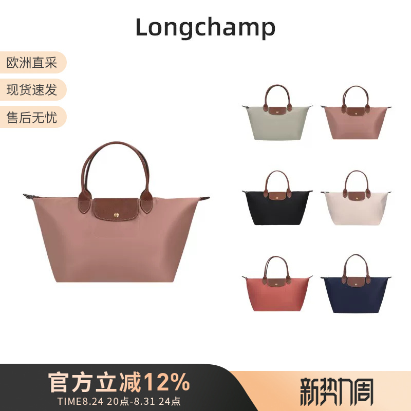 Longchamp Large Foldable Dumpling Bag Tote Bag Shopping Bag Handbag Shoulder Bag 1626 089