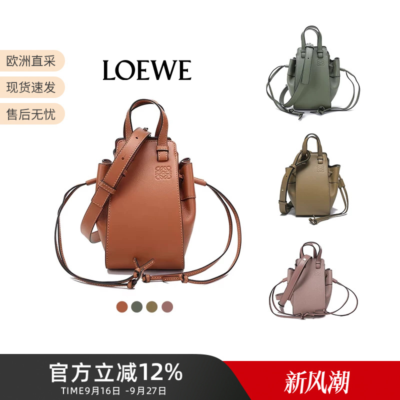 Loewe Women's Hammock Handheld Shoulder Crossbody Bag Mini Hammock Bag