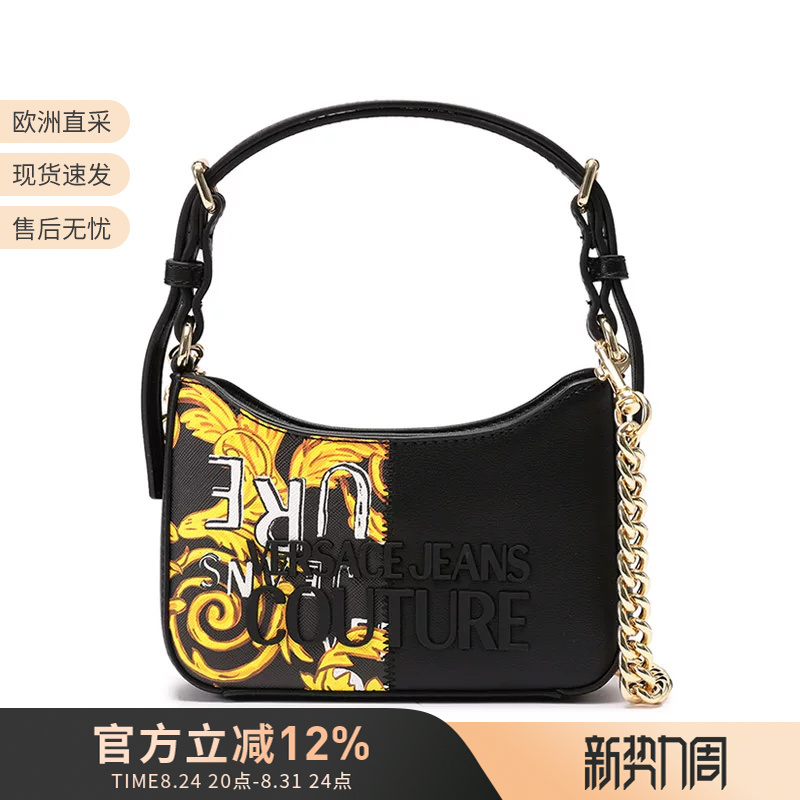 Versace/Versace Vj Women's Hand-Held Shoulder Chain Bag Underarm Bag 74Va4Bp4 Zs599 Versace/Versace Vj Women's Hand-Held Shoulder Chain Bag Underarm Bag 74Va4Bp4 Zs599
