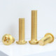 Brass cross round head screw 818 disk head M2M2.5M3M4M5M6M8*x14x18x22x45x50x60