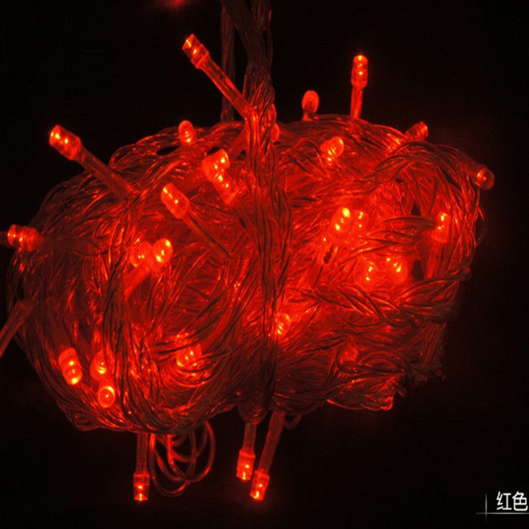 Red LED lights are full of star decorative lights Jedhram tree decorated with blue star lights 10 m pink