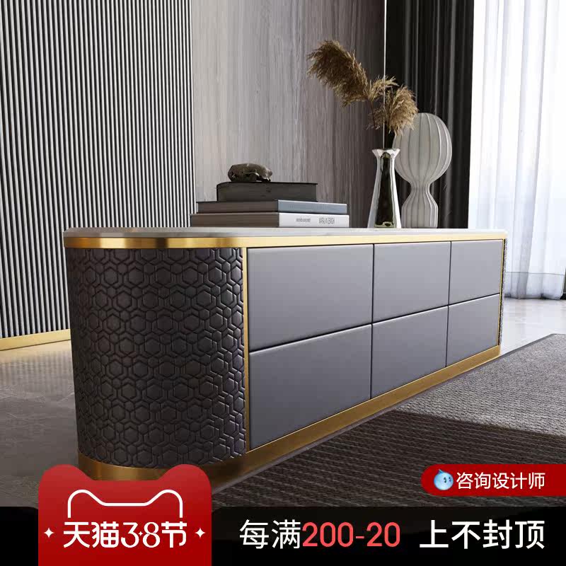 Port-Style Light Extravagant TV Cabinet Postmodern Bedroom New and TV Kitchen Cabinets MARBLE TV CABINET TEA TABLE COMBINATIONS