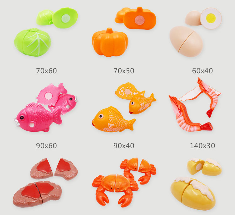 Trẻ em chơi nhà đồ chơi mô phỏng nhà bếp cô gái trái cây và rau kết hợp bộ bé cắt trái cây búp bê cô dâu
