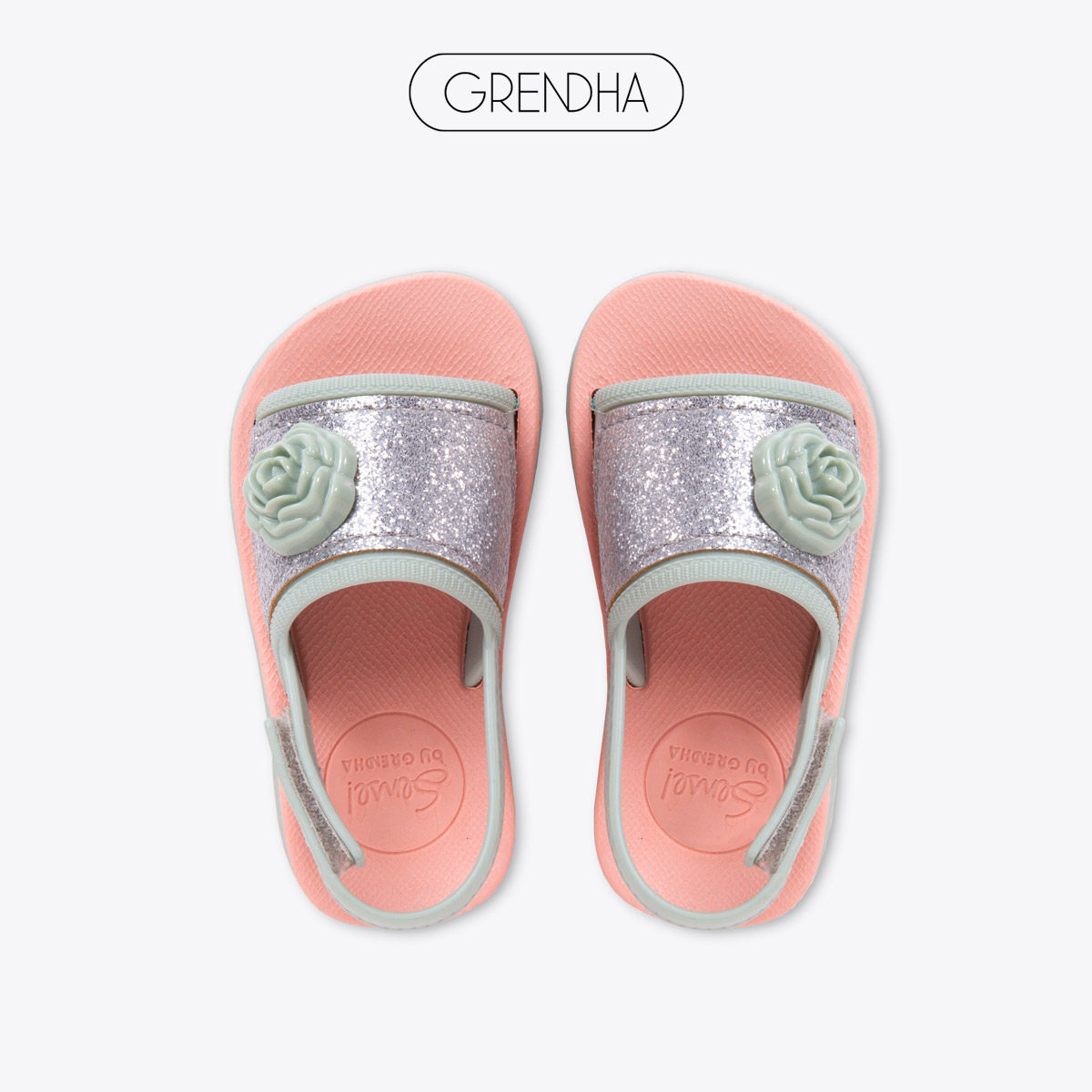 巴西进口 Grendha 童趣小花 小童软底防滑凉鞋 天猫优惠券折后￥59包邮（￥109-50） 2色可选