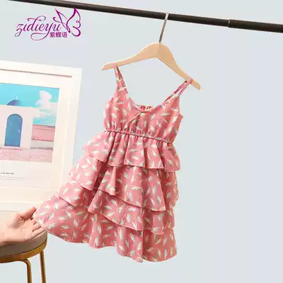 Girls Dress 2021 New Summer Dress Children's Skirt Summer Little Girl Princess Dress
