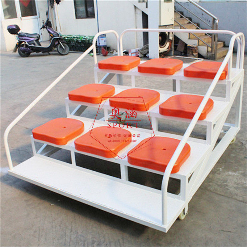 Athletic and Field Sports Equipment 9 - seat mobile finish table stand - table runner - off direct sales