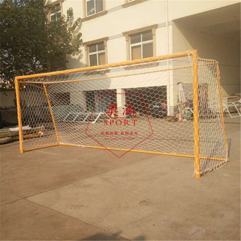 Manufacturer Direct sales customized various specifications beach-mounted detached football door worthy special rhombus football net-Taobao
