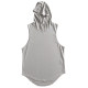 Summer Men's basketball vest hooded sweat vest trendy