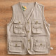 Spring Men's Outdoor Workwear Multi-Pocket Vest Vest Trendy