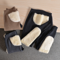 (One pair of winter thickened cold-resistant foreign trade tail goods) winter new mens and womens cashmere warm pants leggings