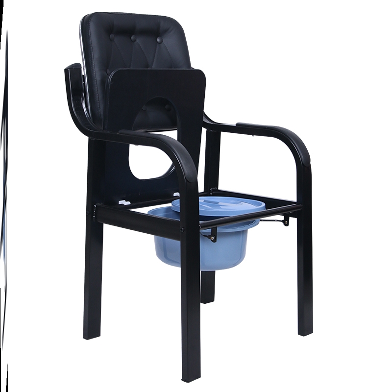 Older people up night artifacts old people reinforce anti-slip toilet chair household toilet stool can move seat