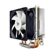 Xin Valley Wind Qingyang T2 Computer Double Copper Pipe 2 Hot Pipe Side Blow Multiplatform CPU 115X Radiator Fan Muted