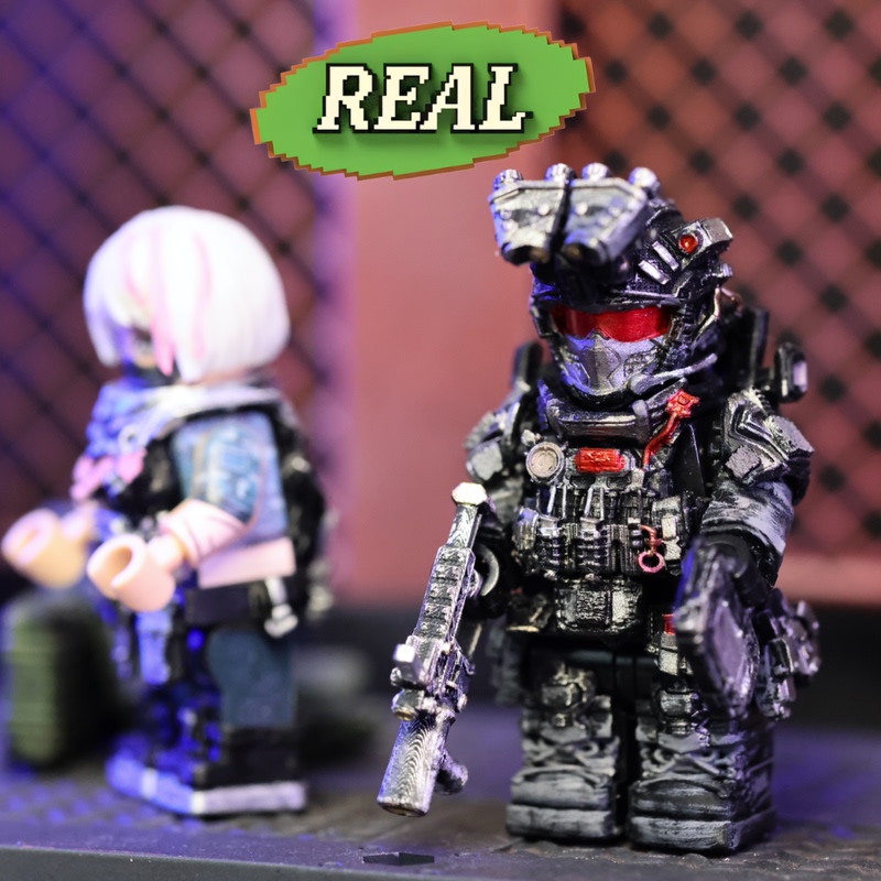 Real Delta Porridge Big Action Figure Da Wei Long Zun Peripheral Third-Party Gk White Model Military Building Block Soldier
