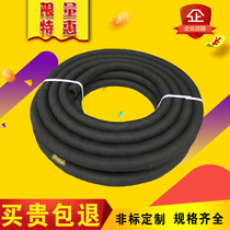 High pressure black cloth rubber pipe water pipe high temperature resistant steam hose leather pipe 22 48 35 60 70 80 inches