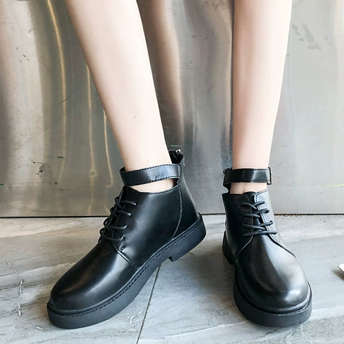 Martens, Tide, демисезонные универсальные короткие сапоги в английском стиле, ботинки, в британском стиле, 2019, популярно в интернете