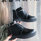 Martens, Tide, демисезонные универсальные короткие сапоги в английском стиле, ботинки, в британском стиле, 2019, популярно в интернете