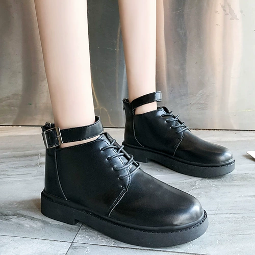 Martens, Tide, демисезонные универсальные короткие сапоги в английском стиле, ботинки, в британском стиле, 2019, популярно в интернете