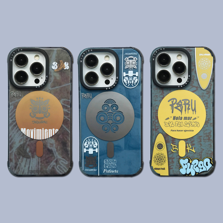 PERU Skateboarding New Magsafe 15, 14, 13, 12 iPhone Case