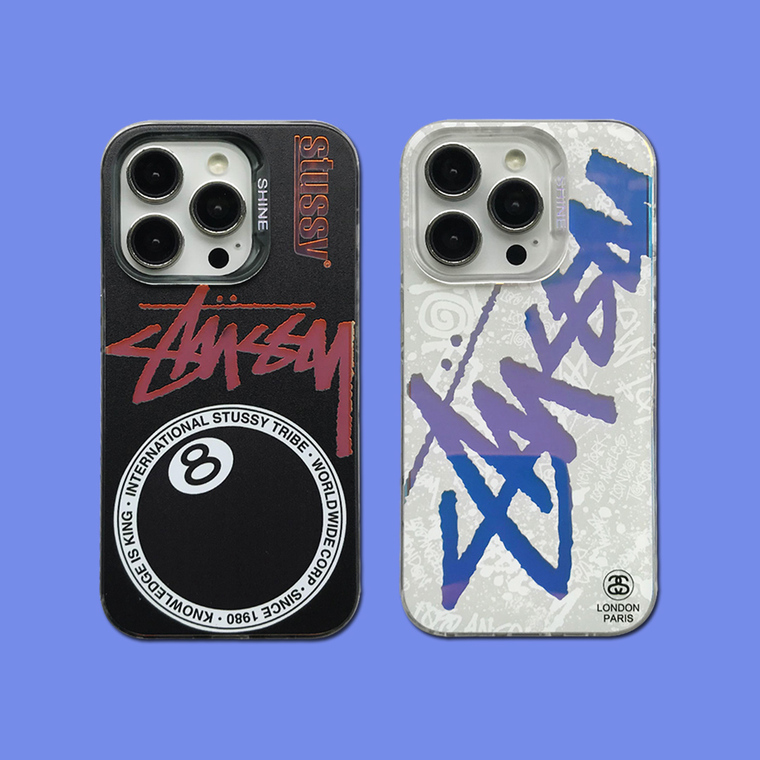 Stussy Trendy Fashionable 8 Ball Phone Case for iPhone 17, 16, 15, 14, 13  and 12