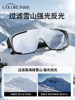 Mountaineering Goggles, Sunglasses, Can Be Worn over Prescription Glasses, Can Be Worn for Hiking, Windproof and Snowproof Goggles, Hiking in Snowy Mountains, Cycling Glasses