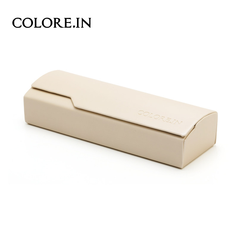 Glasses box girly ins small fresh retro Japanese portable folding anti-stress advanced sense of eye storage box men