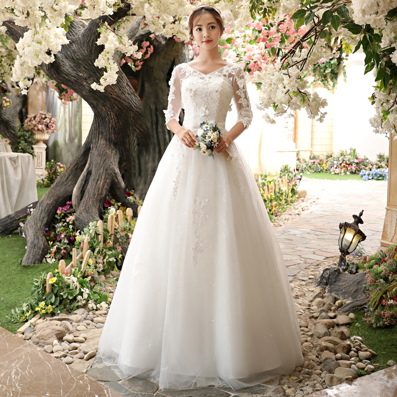 Wedding dress, evening dress for bride, 2023 collection, french style, suitable for teen, lace dress