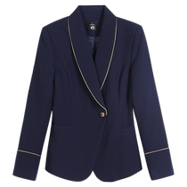 High-end Professional Small Suit Suit Womens Air Riding Uniform Sleeve Dress Jewellery Shop Front Desk Beauty Salon Wellness Hall Workwear