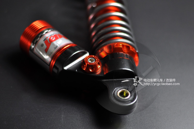 Xe máy pedal xe điện sửa đổi phần xuất khẩu xiên chai đúng túi khí vòng miệng giảm xóc phía sau giảm xóc shock absorber 29 cm nhún xe wave