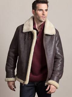 American Leather Classic Sheepskin Jacket Men's