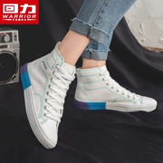 Kéo lại giày nữ giày vải cao nữ 2019 mùa thu mới bùng nổ giày retro cổng gió uzzlang giày nam - Plimsolls