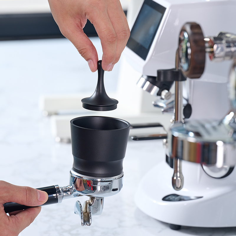 Aluminum alloy coffee grinder mill grinding cup household modified coffee machine handle powder 51-58