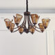 French-Style Living Room Chandelier, Mid-Century Style, Melard Retro, Zhongshan Lighting Designer, American-Style Main Light, Dining Room and Bedroom Light
