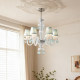 French-Style Crystal Chandelier, Living Room Lamp, Light Luxury, Romantic, Retro Candle Lamp, Bedroom Dining Room Lamp, Elegant, Artistic, High-End Feel