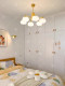 Cream-Colored Cotton-Style Living Room Chandelier, Natural Wood, Creative Modern Minimalist Japanese-Style Bedroom Dining Room Room Zhongshan Lighting Fixtures