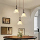 French-Style Staircase Light with Lily of the Valley Flowers, Rotating Chandelier, American Retro Villa, High-End Lobby Lighting