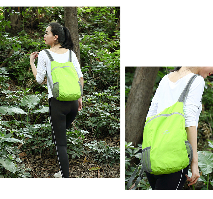 Ultralight ngoài trời ba lô có thể gập lại ba lô nam nhẹ túi du lịch không thấm nước leo núi túi da nhẹ túi nữ cặp học sinh tiểu học