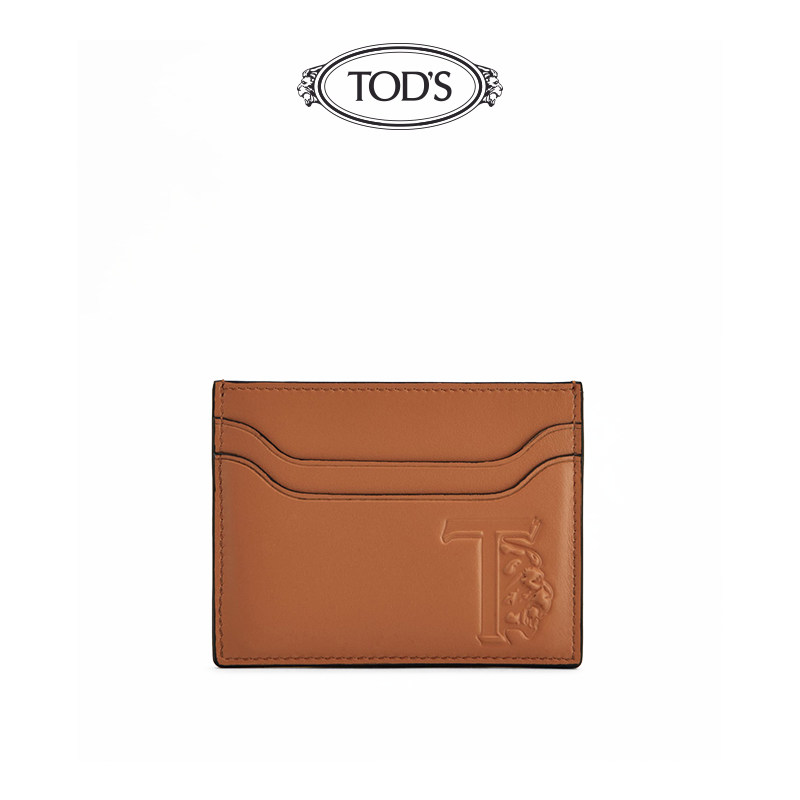 TODS Official 2022 Spring Summer New Pine Genuine Leather Fashion Credit Card Bag Girl Bag Package Gift